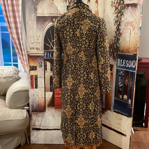 Free People Tapestry Long Coat, Multi, Size 6 - Picture 7 of 13